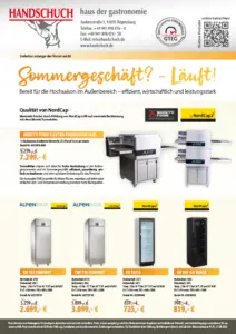 Titelseite des Handschuch-Aktionsflyers 2026